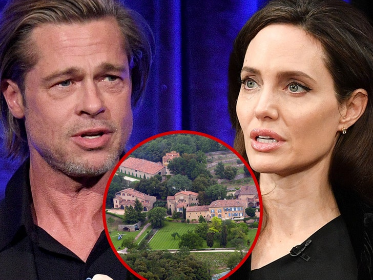 brad pitt agelina jolie getty Chateau Miraval