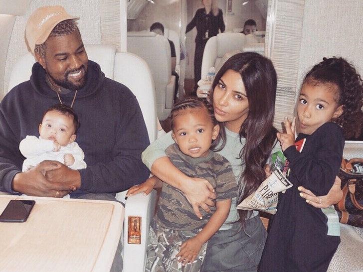 Kanye West and Kim Kardashian's Family Photos