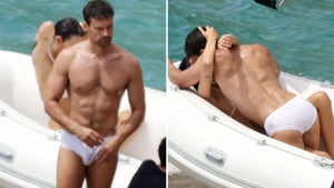 Shirtless Theo James Films Steamy Ad With Leonardo DiCaprio's GF Vittoria Ceretti