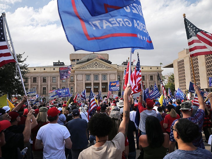 Pro-Trump Protest Breaks Out in Arizona