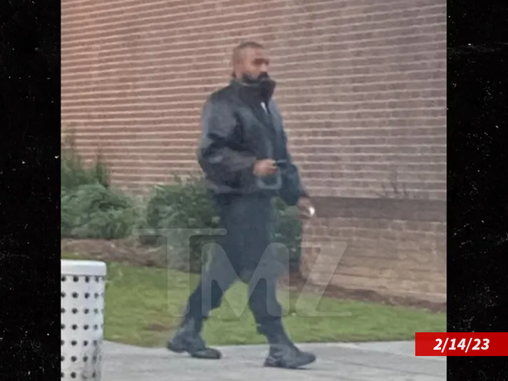 Kanye West Goes to Police Station to Report Alleged Paparazzi Incident v2