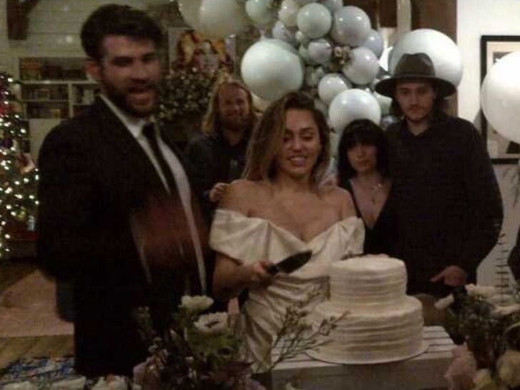 Miley Cyrus and Liam Hemsworth -- Wedding Photos