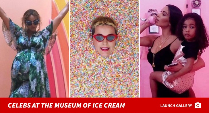 Chillin' Stars -- Celebs at the Museum of Ice Cream