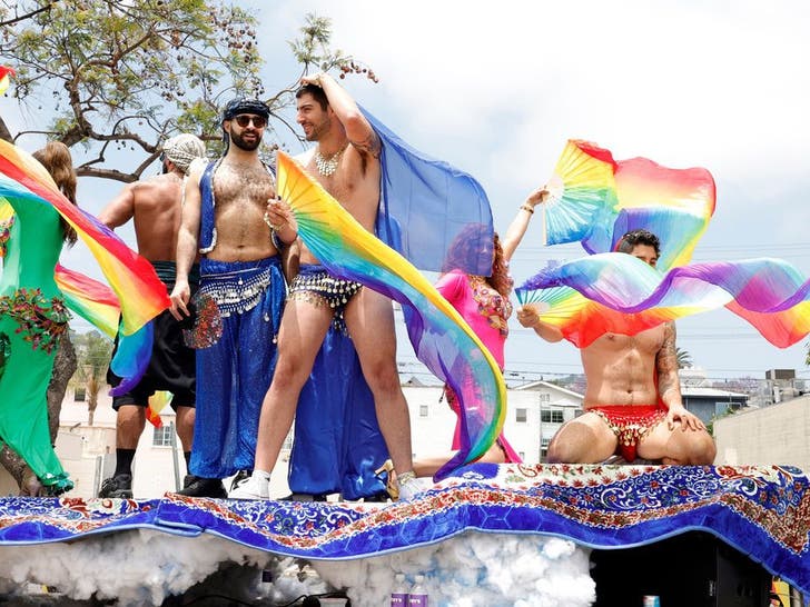 People Partying At Pride 2023