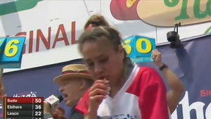 Nathan's Hot Dog Eating Contest: Miki Sudo & Patrick Bertoletti Win