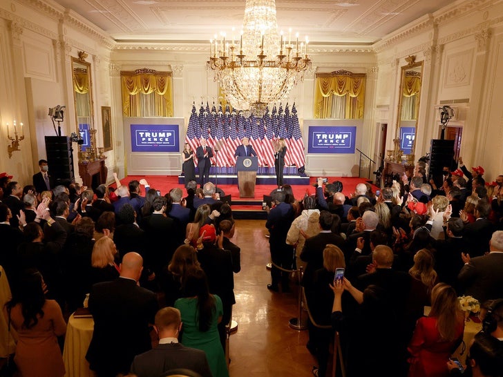 Inside Trump's Election Night Event At The White House