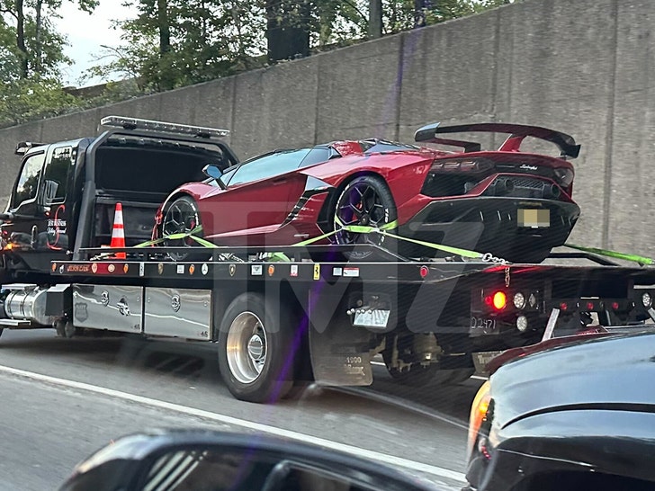 Tracy Morgan's Lamborghini Aventador Side Swiped