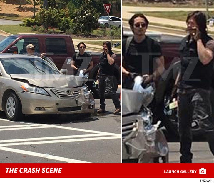 The Walking Dead -- Norman Reedus and Steven Yeun ... Real Life Heroes