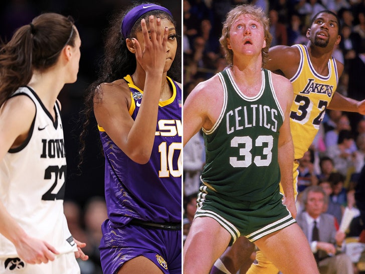 angel reese caitlin clark Magic Johnson Larry Bird