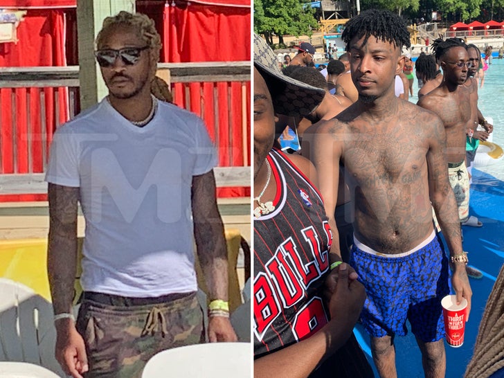 Inside Future and 21 Savage's Waterpark Party