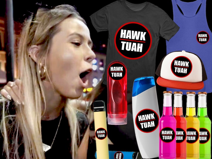 Hawk Tuah girl merch