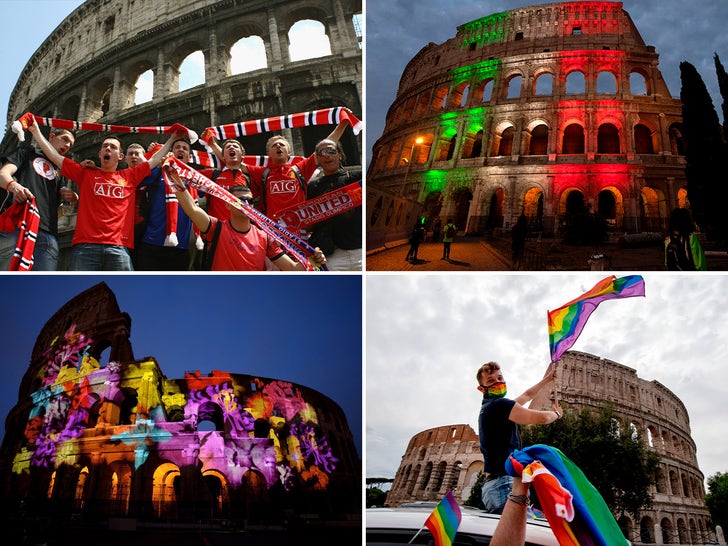 The Rome Colosseum -- Through The Years