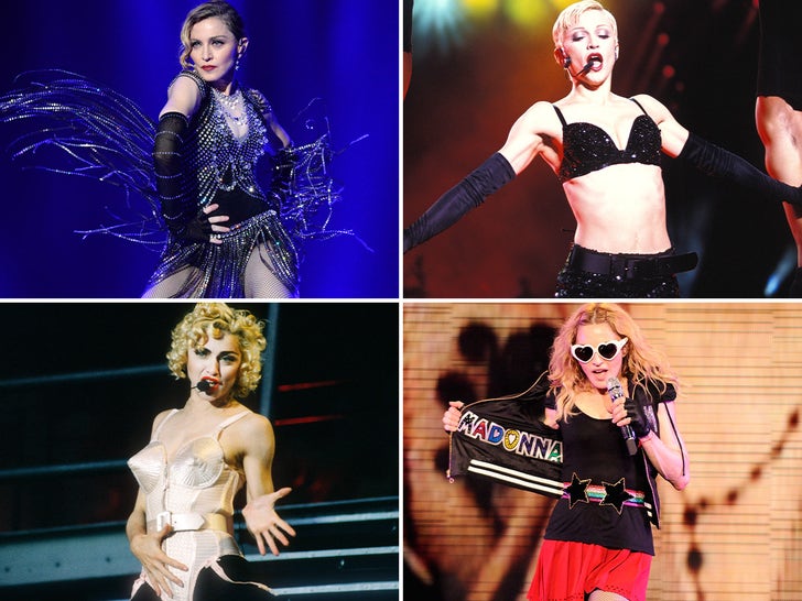 Madonna -- Touring Through The Years