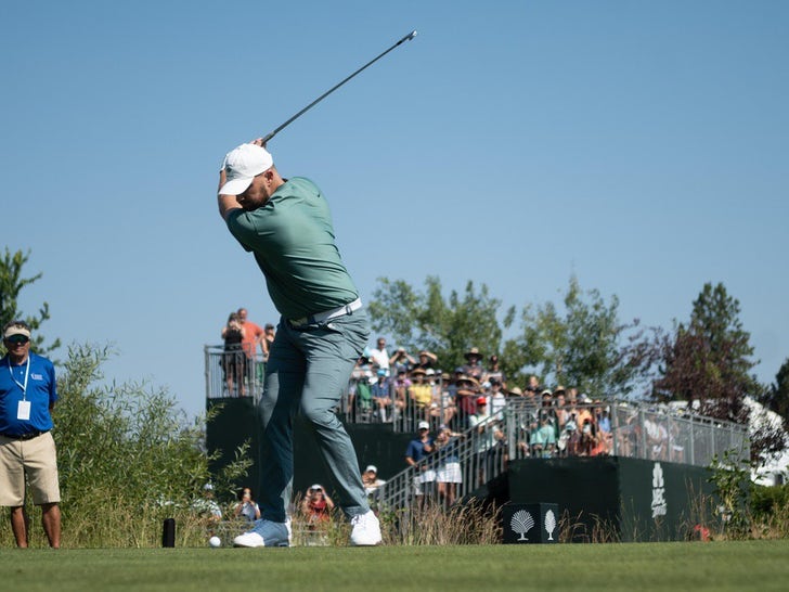 Travis Kelce Hits The Links At ACC Celebrity Golf Championship