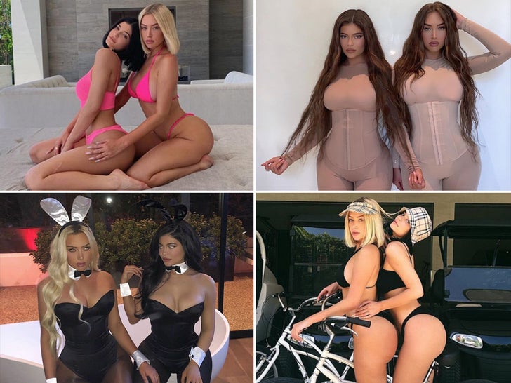 Kylie Jenner and Stassie Karanikolaou -- Twinning BFFs