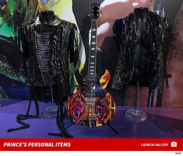 Prince Memorabilia on Display in London