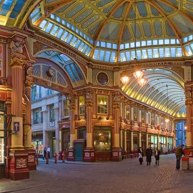 The central interior of Leadenhall Market