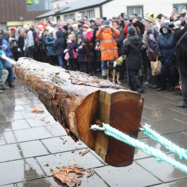 Say hello to the Stromness Yule Log!