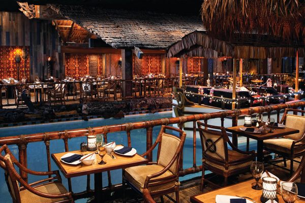 The Tonga Room's pool.