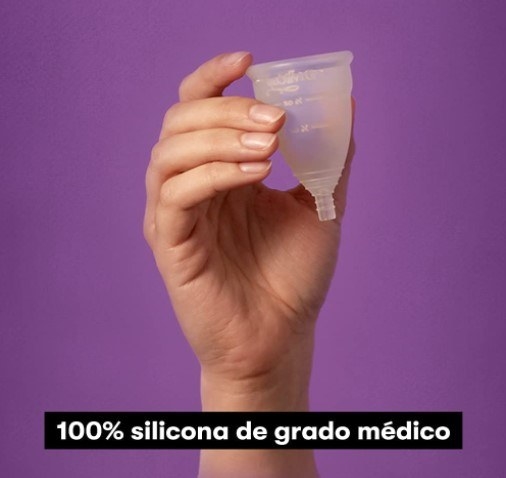 copa menstrual de silicona de grado médico