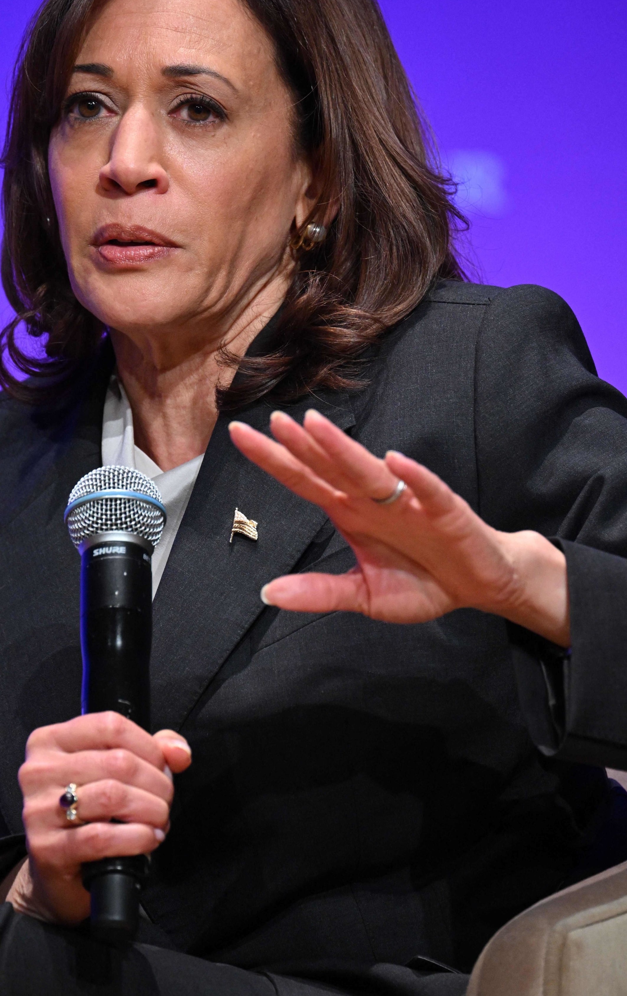 Kamala Harris at the White House forum for Asian Americans, Native Hawaiians and Pacific Islanders