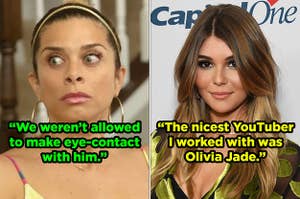 A woman, and Olivia Jade