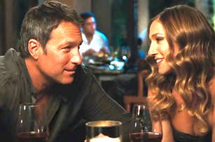 Sarah Jessica Parker and John Corbett in "Sex and the City 2"