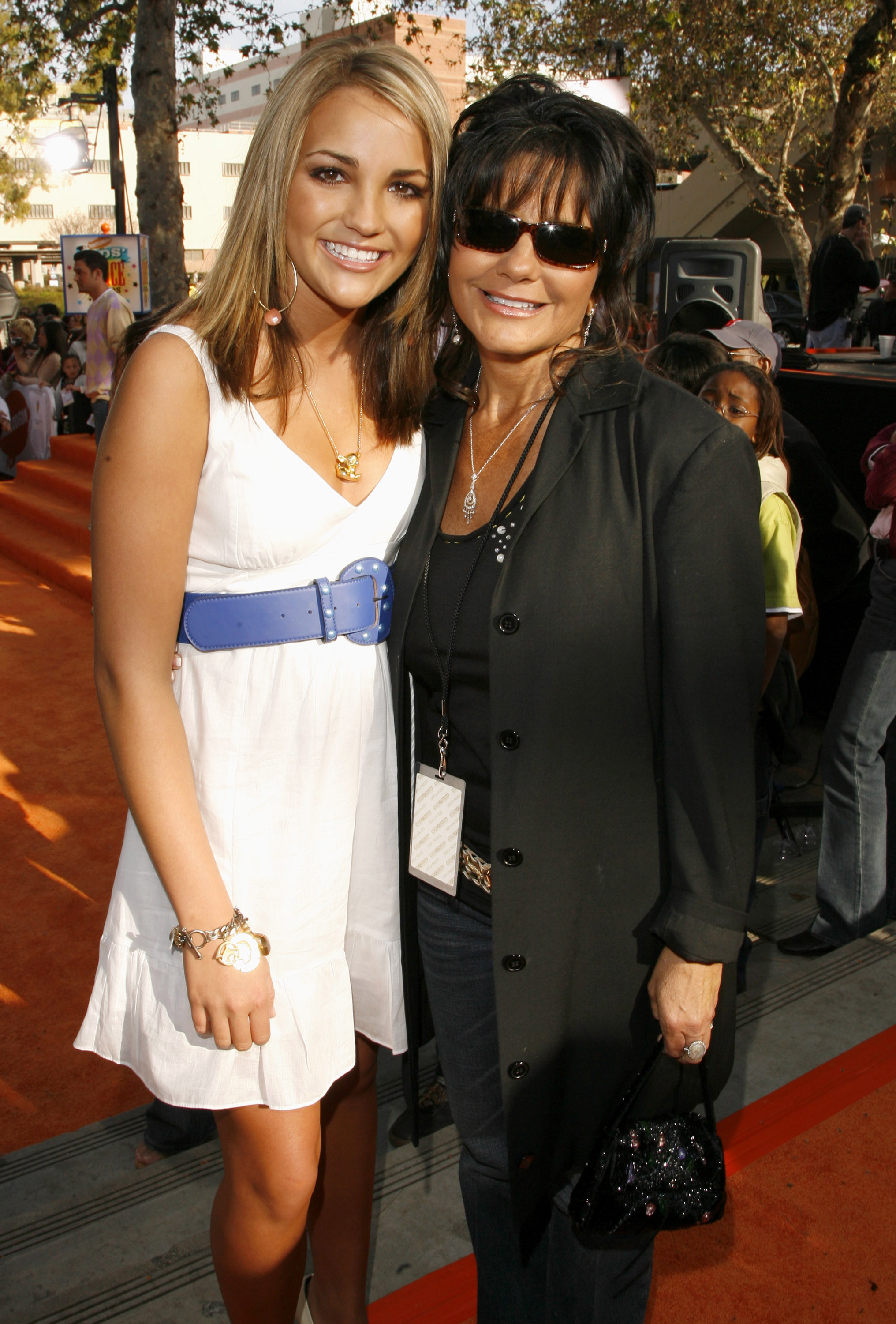 Jamie Lynn and Lynne Spears at a media event