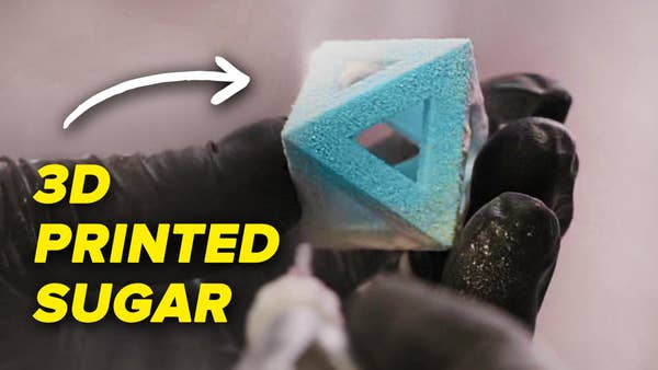 This Is How 3D Printed Sugar Is Made