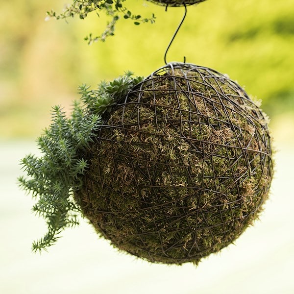 Hanging crazy wire ball