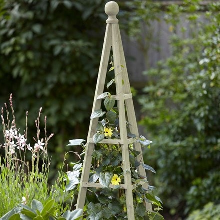 Woodland obelisk - sage green