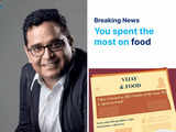 Vijay Shekhar Sharma spent over Rs 2 lk on food in ‘23! Paytm CEO’s digital transactions report shows 95 orders from Zomato