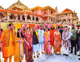 Corporate India's power brigade turns out in full force at Ayodhya