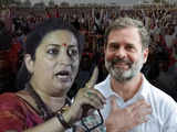 Union Minister Smriti Irani holds Jan Samwad in Amethi, even as Rahul Gandhi's yatra enters constituency