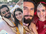 Ranveer Singh & Kriti Sanon offers prayers at Varanasi, walk the ramp at Namo Ghat