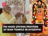 PM Modi offers prayers at Ram Mandir in Ayodhya; first visit after 'Pran-Pratishthan' ceremony