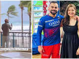 Virat Kohli records Hurricane Beryl in real-time & shares it with wife, Anushka Sharma, video goes viral