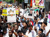 Rajasthan: Youth Congress stages 'rail roko' protests, demands cancellation of NEET-UG