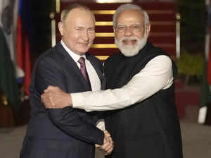 Indian Prime Minister Modi makes first visit to ally Russia since the start of its war on Ukraine.