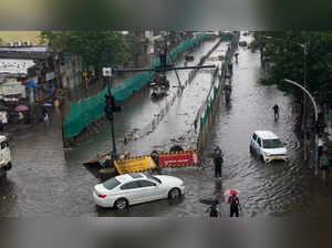 The heavy rains have affected Mumbai's public transport system