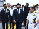 Superstar Mohanlal visits 'IAC Vikrant', says honoured to be onboard India's 1st Indigenous Aircraft Carrier