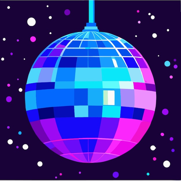 Vector disco ball vector illustration