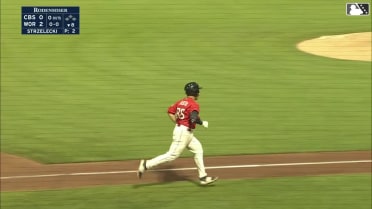 Mickey Gasper's 458 foot home run 