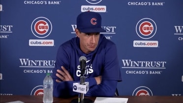 Craig Counsell discusses the Cubs' 5-0 loss