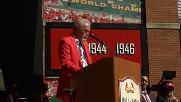 Dave Duncan's induction into Cardinals Hall of Fame