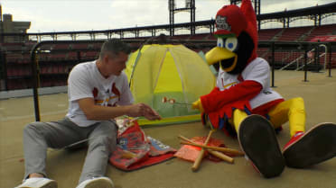 Camping in the Stadium 