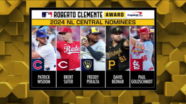 NL Central nominees for the Roberto Clemente Award