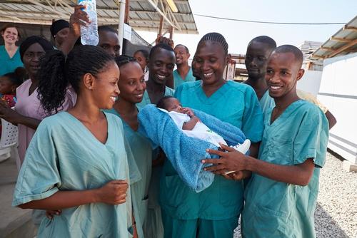 Baby Nubia Is Released From MSF Clinic in Conakry