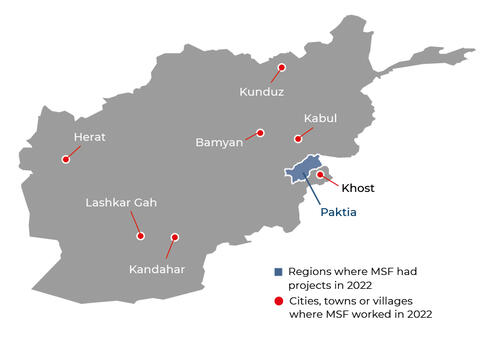 Afghanistan IAR map 2022