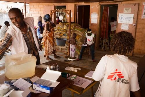 Mamadou M'Baiki health center in the PK5 district in Bangui